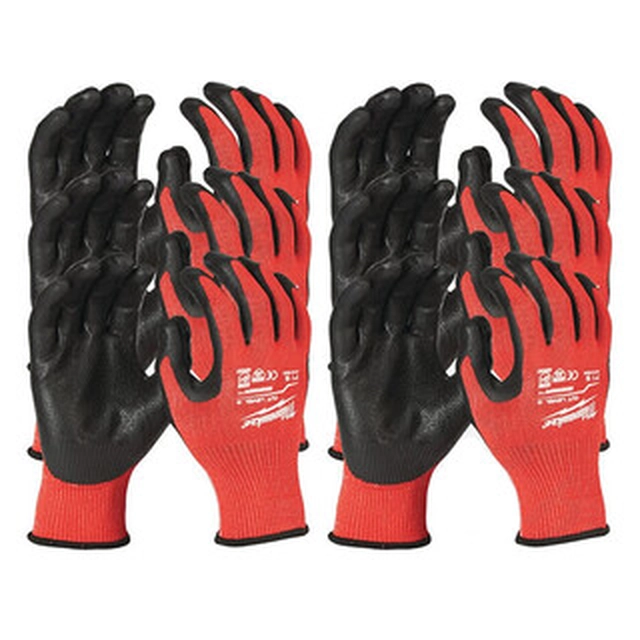 Milwaukee 3/C nivel de corte S/7-es guantes anticorte 12 pc