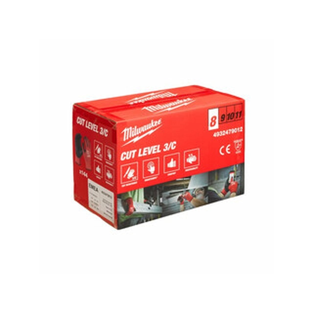 Milwaukee 3/C nivel de tăiere M/8-as mănuși rezistente la tăiere 144 pc