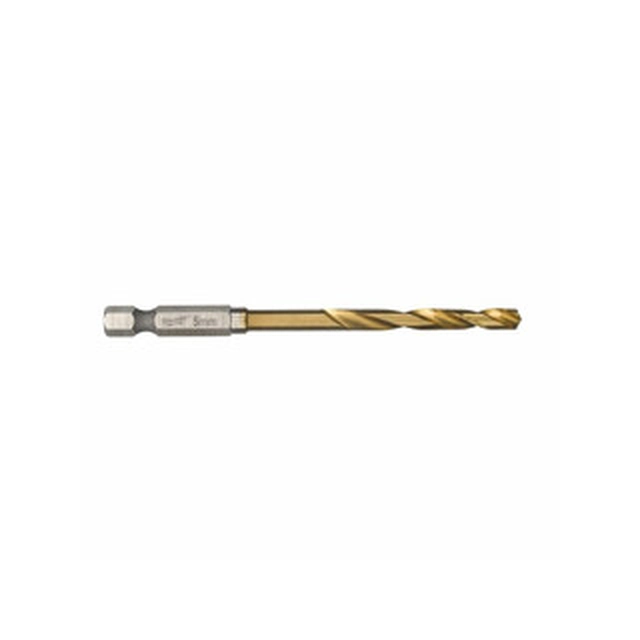 Milwaukee 5 x 31 x 80 mm 1/4 Soclu hexagonal HSS-TIN burghiu pentru metal 10 buc