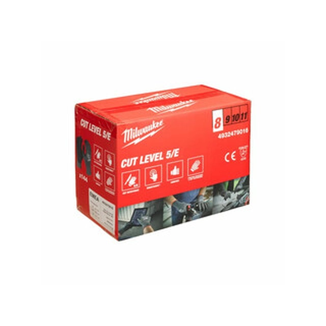 Milwaukee 5/E cutting level M/8-as cut-proof gloves 144 pc