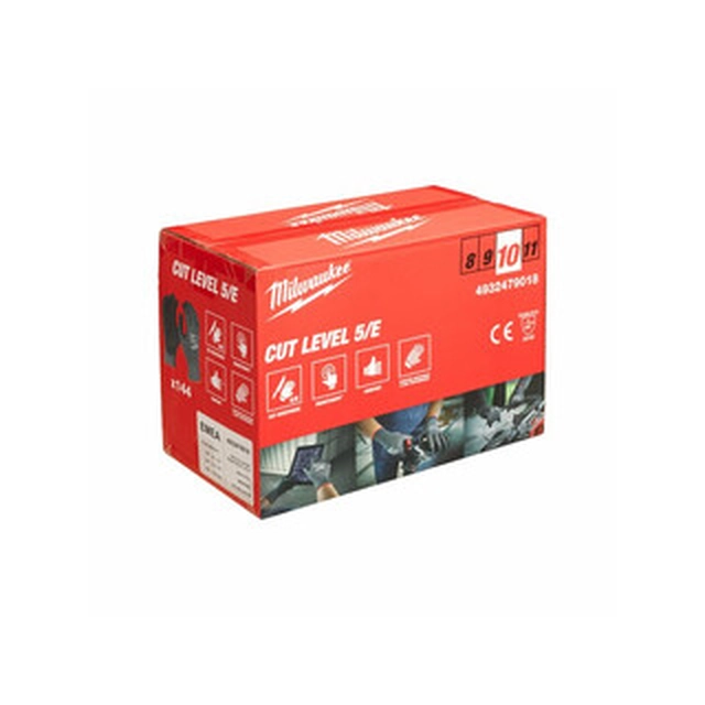 Milwaukee 5/E cutting level XL/10-es cut-proof gloves 144 pc