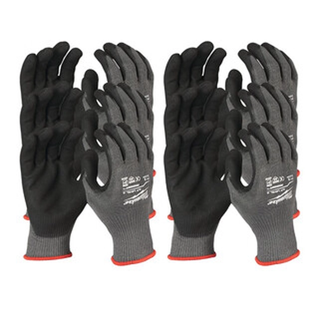 Milwaukee 5/E nivel de corte S/7-es guantes anticorte 12 pc