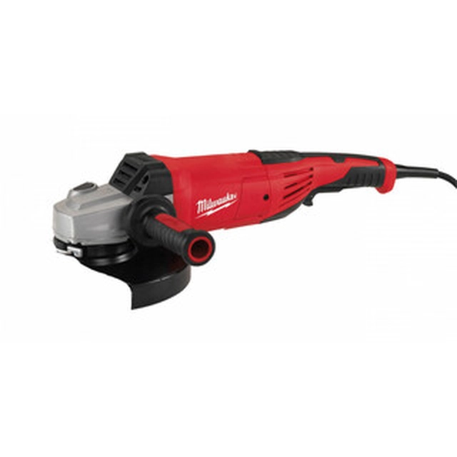 Milwaukee AGV 22-180 E Amoladora angular eléctrica 180 mm | 8500 RPM | 2200 W | En una caja de cartón