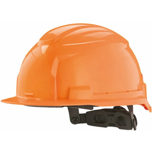 Milwaukee BOLT100 safety helmet orange, non-ventilating