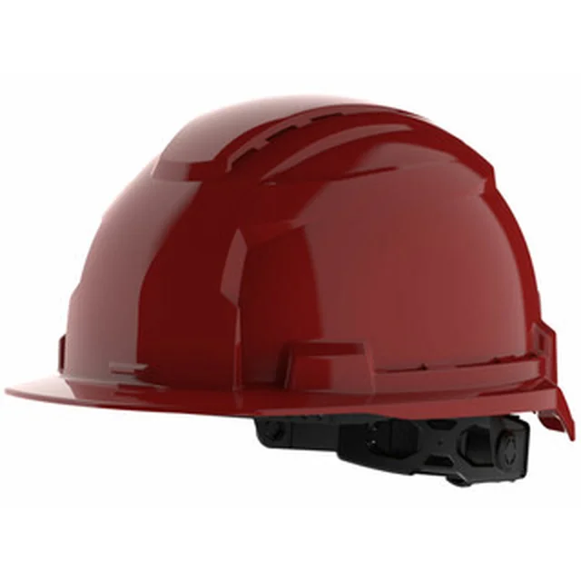 Milwaukee BOLT100 safety helmet red, ventilated