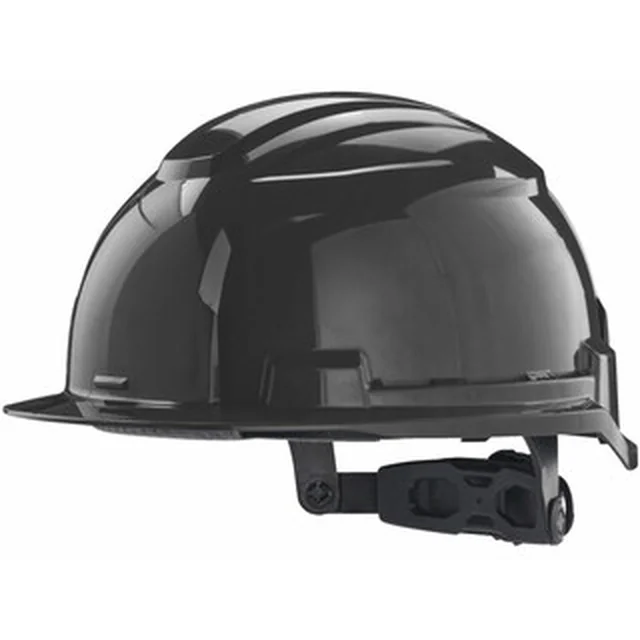 Milwaukee BOLT100 work safety helmet black, non-ventilating