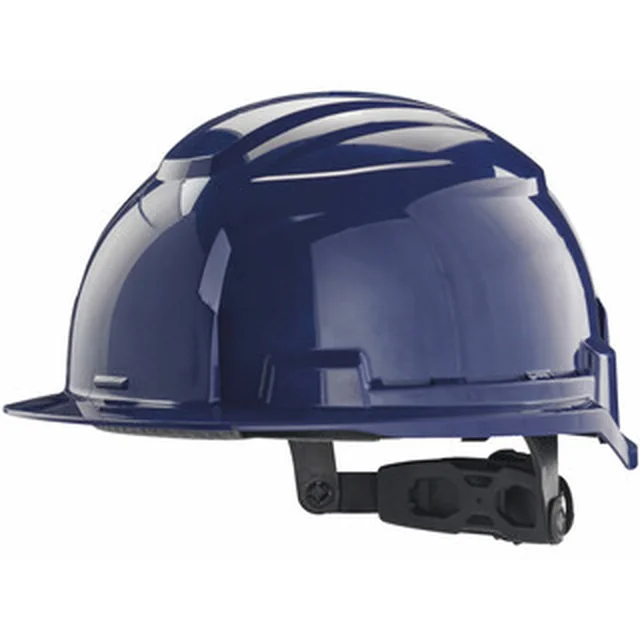 Milwaukee BOLT100 work safety helmet blue, non-ventilating