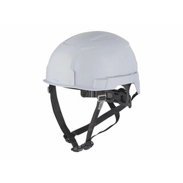 Milwaukee BOLT200 white, non-ventilating work helmet