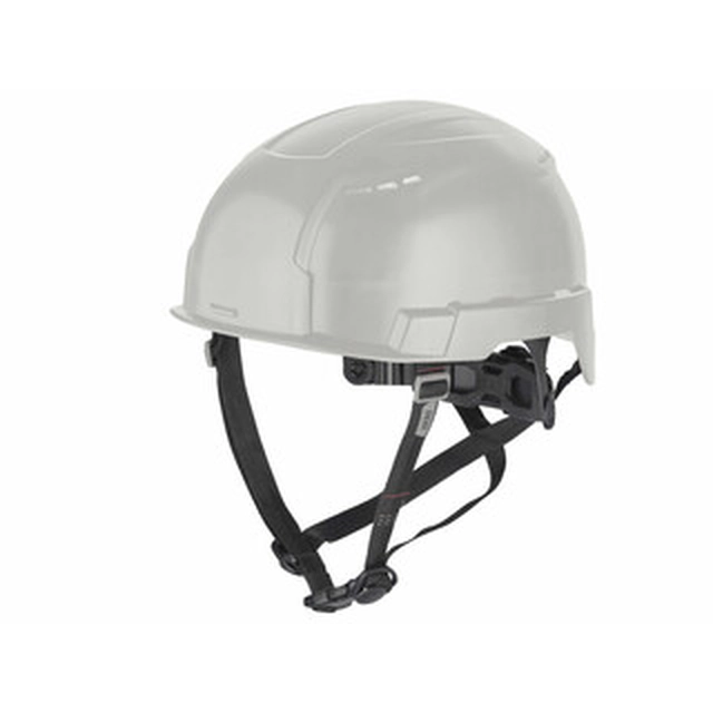 Milwaukee BOLT200 white work helmet with ventilation slots