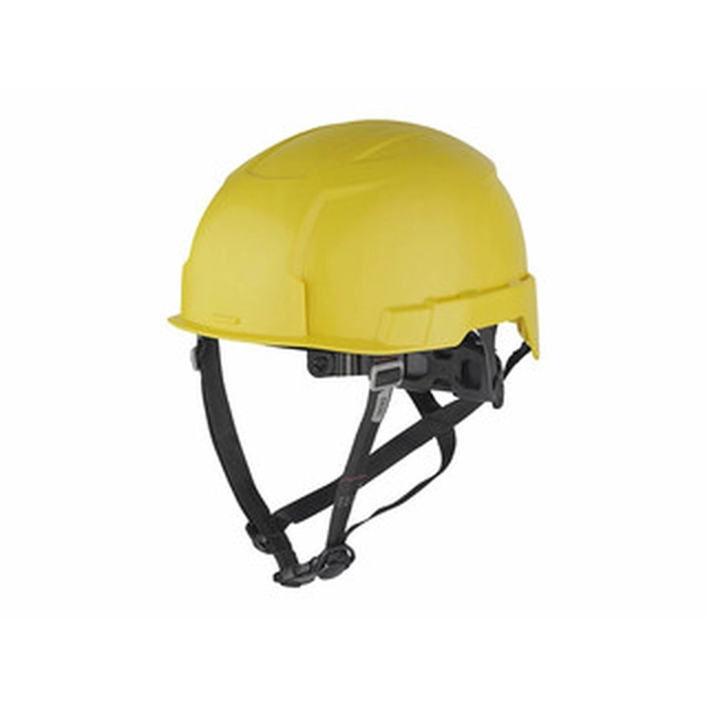 Milwaukee BOLT200 yellow, non-ventilating work helmet