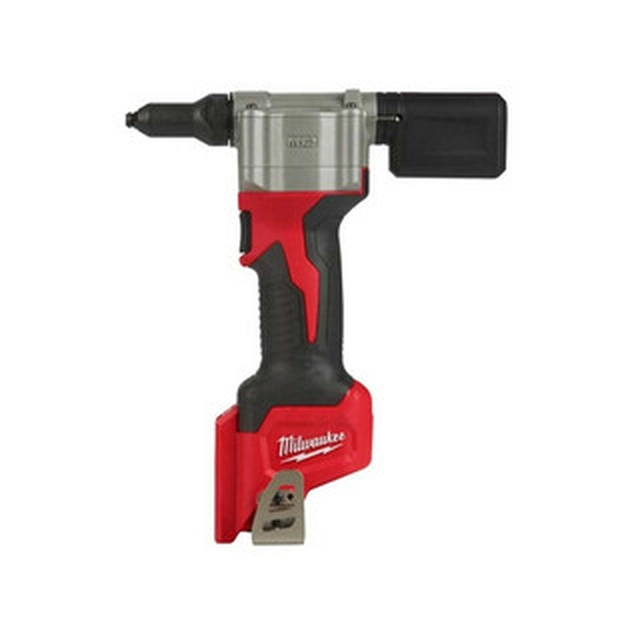 Milwaukee BPRT-0 cordless pop riveter 12 V | 2,4 - 4,8 mm | 9000 N | Carbon brush | Without battery and charger | In a cardboard box