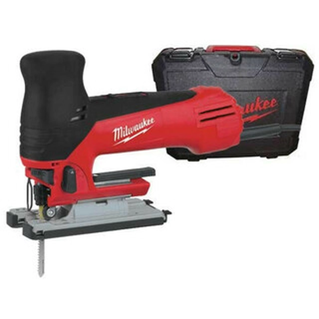 Milwaukee JS 120 X electric jigsaw Stroke length: 26 mm | Number of strokes: 500 - 2800 1/min | 710 W | In a suitcase