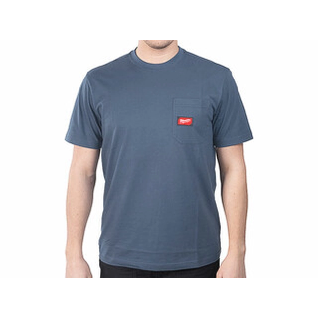 Milwaukee Kurzarm T-Shirt L | Blau