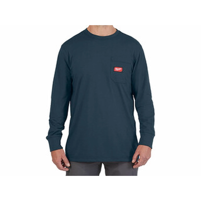 Milwaukee Langarm-T-Shirt XXL | Blau