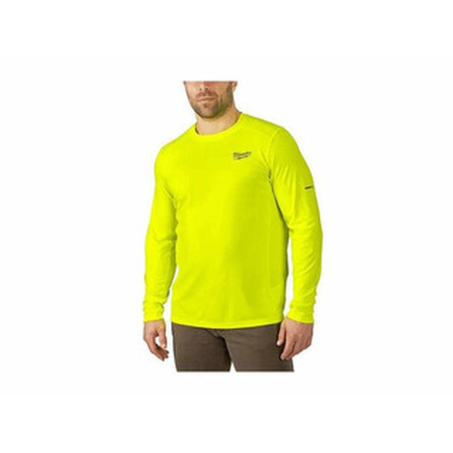 Milwaukee Long Sleeve T-Shirt S | Yellow