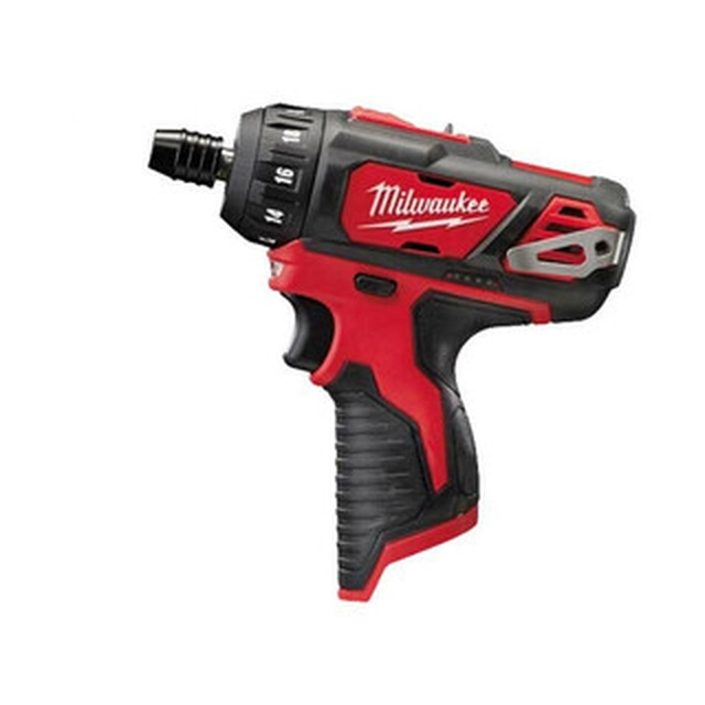 Milwaukee M12 BD-0 akutrelli draiver koos otsakuhoidikuga 12 V | 30 Nm | Süsihari | Ilma aku ja laadijata | Pappkarbis