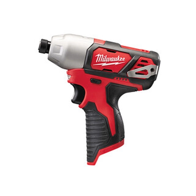 Milwaukee M12 BID-0 cordless impact driver with bit holder 12 V | 112 Nm | 1/4 bits | Carbon brush | Without battery and charger | In a cardboard box