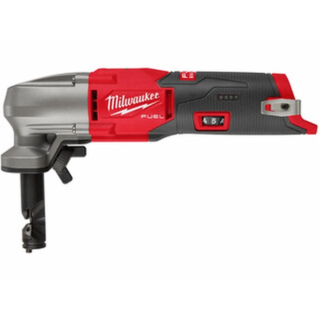 Milwaukee M12 FNB16-0 akkus folyamatos lyukasztó 12 V | 1,6 mm | Szénkefementes | Akku és töltő nélkül | Kartondobozban