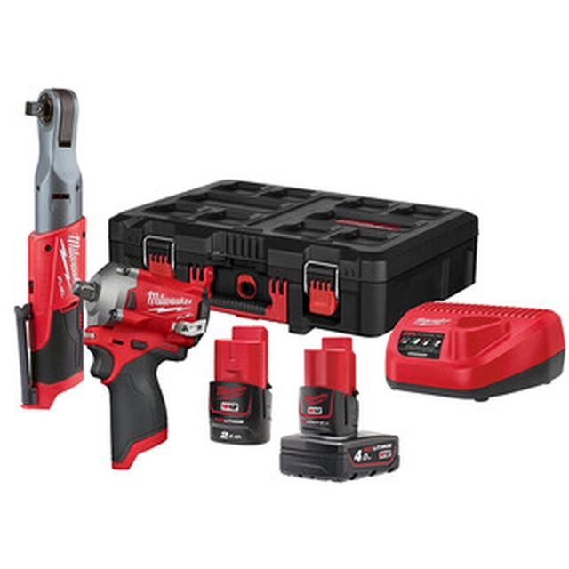 Milwaukee M12 FPP2AV-422P machinaal pakket