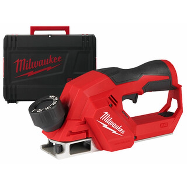 Milwaukee M12BLP-0X accuschaafmachine 12 V | 56 mm | Koolborstelloos | Zonder batterij en oplader | In Heavy Duty-koffer