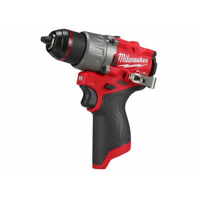 Milwaukee M12FDD2-0 cordless drill driver with chuck 12 V | 45 Nm | Carbon Brushless | Without battery and charger | In a cardboard box