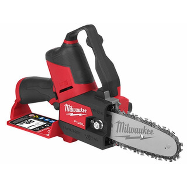 Milwaukee M12FHS-0 akumulatora motorzāģis 12 V | 150 mm | Oglekļa brushless | Bez akumulatora un lādētāja | Kartona kastē