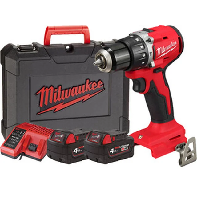 Milwaukee M18 BLPDRC-402C cordless impact drill 2 x M18 B4 + M12-18 C