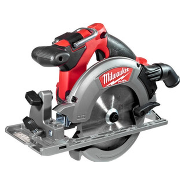 Milwaukee M18 CCS55-0 cordless circular saw 18 V | Circular saw blade 165 mm x 15,87 mm | Cutting max. 55 mm | Carbon Brushless | Without battery and charger | In a cardboard box