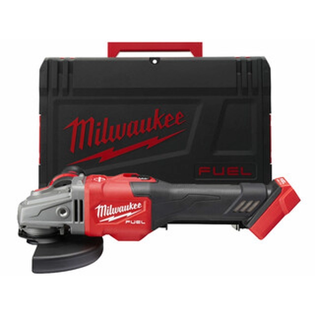 Milwaukee M18 FHSAG125XPDB-0X akkukulmahiomakone 18 V | 125 mm | 9000 RPM | Hiiliharjaton | Ilman akkua ja laturia | Heavy Duty -tapauksessa