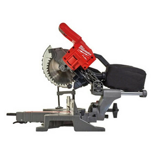 Milwaukee M18 FMS190-0 cordless miter saw 18 V | Saw blade 190 mm x 30 mm | Cutting max. 55,4 x 215,2 mm | Carbon Brushless | Without battery and charger