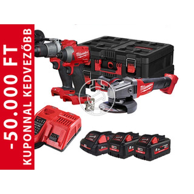 Milwaukee M18 FPP3O2-533P mašinų paketas