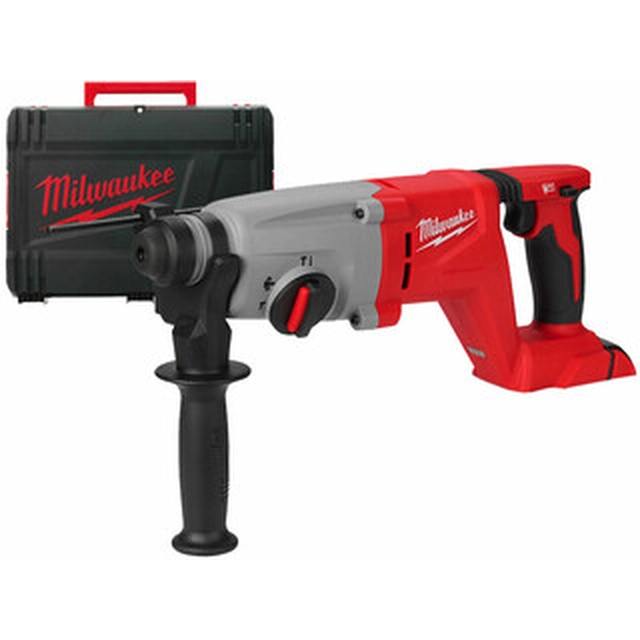 Milwaukee M18BLHACD26-0X accuklopboormachine 18 V | 2,6 J | In beton 26 mm | 2,4 kg | Koolborstelloos | Zonder batterij en oplader | In Heavy Duty-koffer