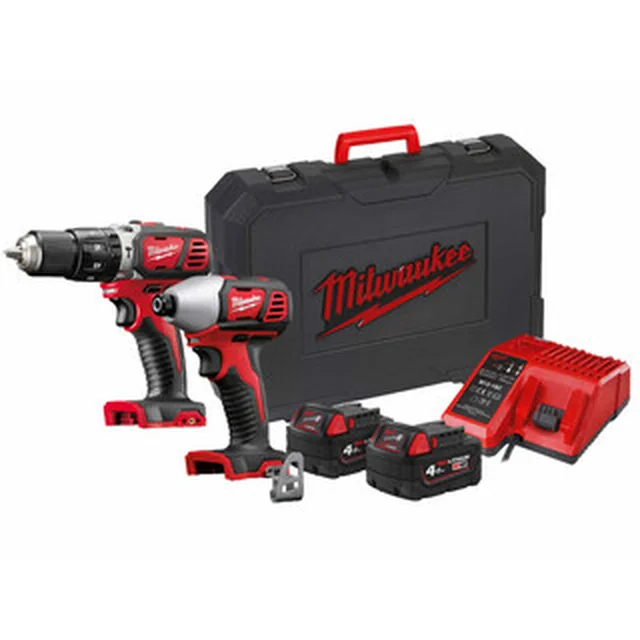 Milwaukee M18BPP2C-402C machine package in Koffer