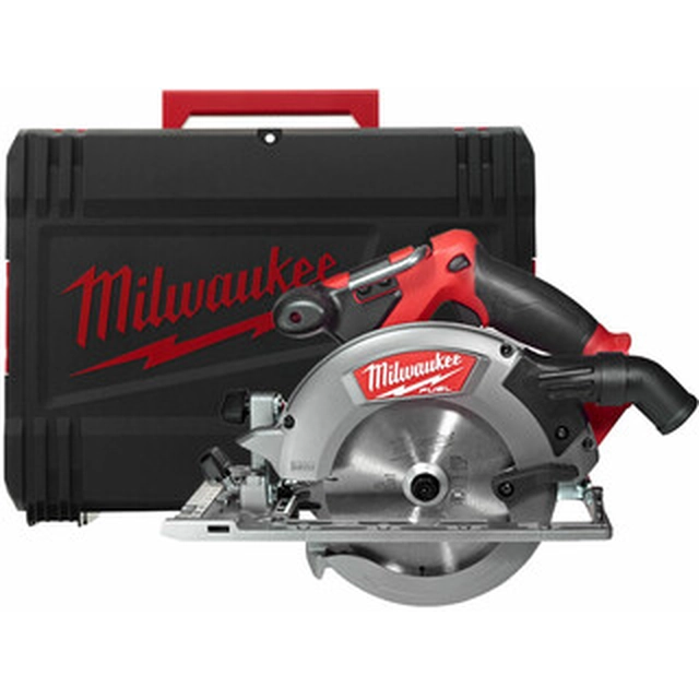 Milwaukee M18CCS55-0X cordless circular saw 18 V | Circular saw blade 165 mm x 15,87 mm | Cutting max. 55 mm | Carbon Brushless | Without battery and charger | In Heavy Duty case