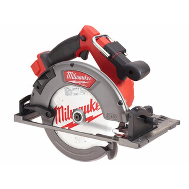 Milwaukee M18FCSG66-0 cordless circular saw 18 V | Circular saw blade 190 mm x 30 mm | Cutting max. 66 mm | Carbon Brushless | Without battery and charger | In a cardboard box