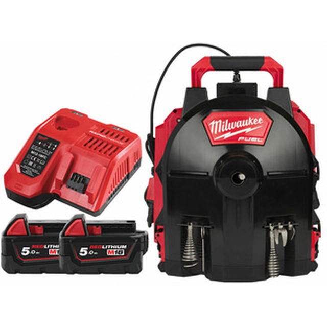 Milwaukee M18FFSDC16-502 Akku-Entsperrer 18 V | 32 - 75 mm | 15 m | Carbon bürstenlos | 2 x 5 Ah Akku + Ladegerät | Im Karton