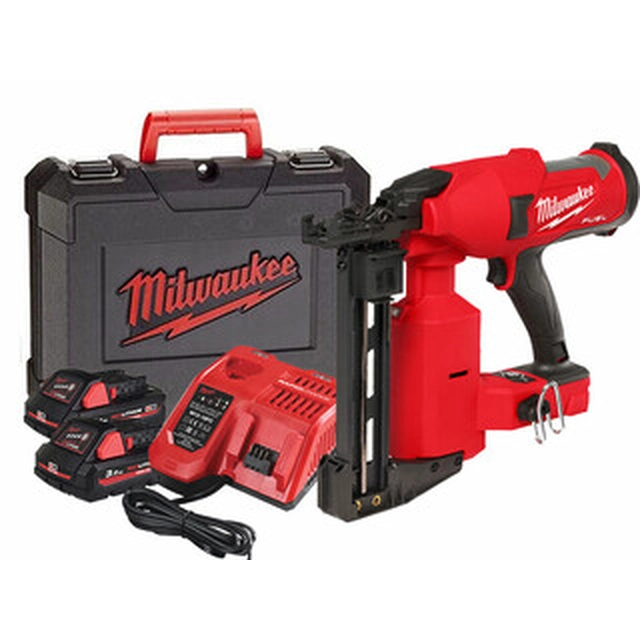 Milwaukee M18FFUS-302C akumulátorová svorka na plot 18 V | 38 - 50 mm | Šířka spony 10,3 mm | Carbon Brushless | 2 x 3 Ah baterie + nabíječka | V kufru