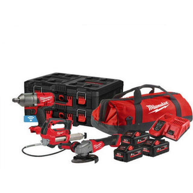 Milwaukee M18FPP3M-553P mašinų paketas