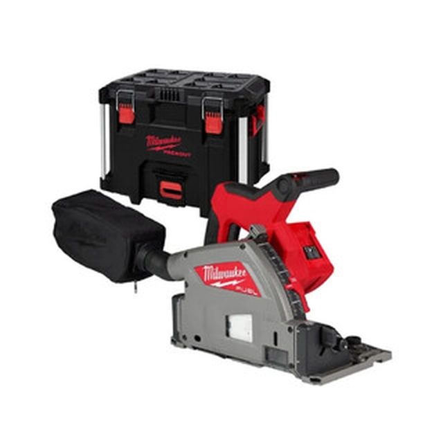 Milwaukee M18FPS55-0P Akku dyk-cirkulærsav 18 V | Savklinge 165 mm x 20 mm | Skæring max. 59 mm | Uden batteri og oplader | I en pakkekasse