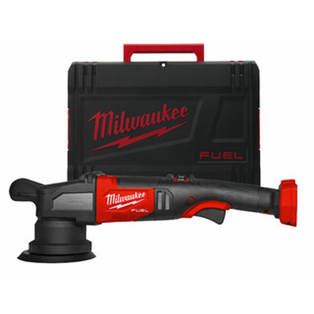 Milwaukee M18FROP15-0X Akku-Polierer 18 V | 125 mm | Carbon bürstenlos | Ohne Akku und Ladegerät | Im Heavy Duty Koffer