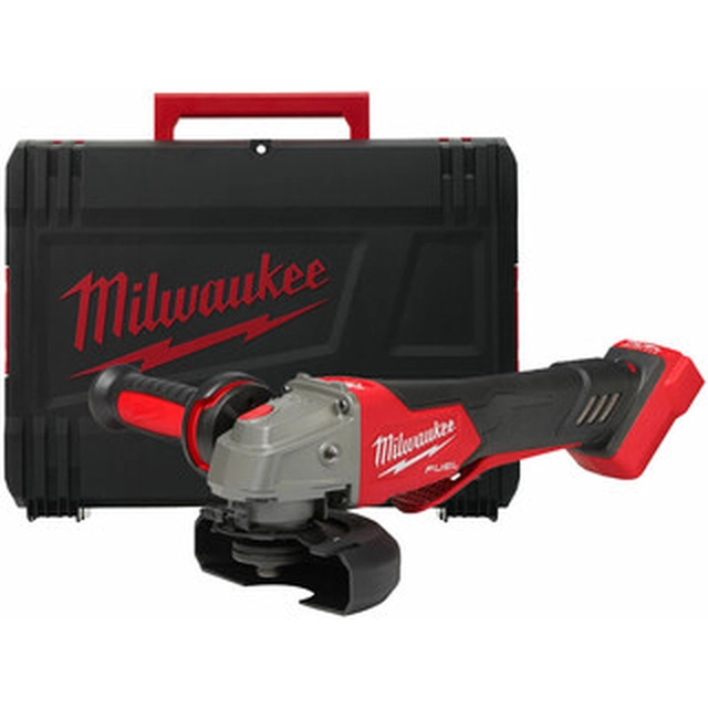 Milwaukee M18FSAGV125XPDB-0X cordless angle grinder 18 V | 125 mm | 3500 to 8500 RPM | Carbon Brushless | Without battery and charger | In Heavy Duty case