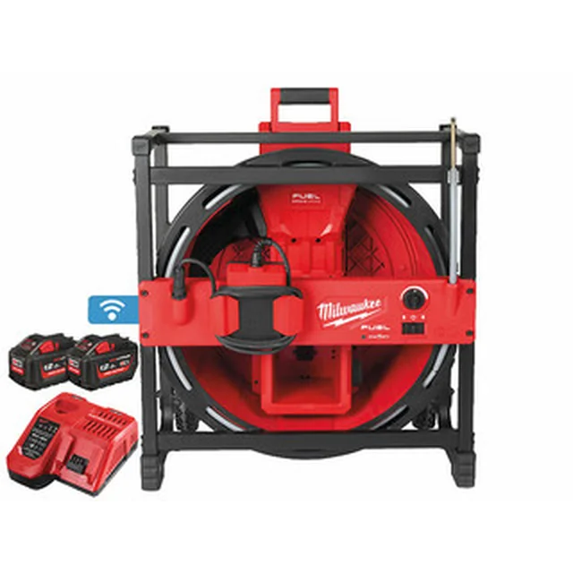 Milwaukee M18HSFSM-122 Juhtmevaba blokeerija 18 V | 32 - 110 mm | 23 m | Süsinikharjadeta | 2 x 12 Ah aku + laadija | Pappkarbis