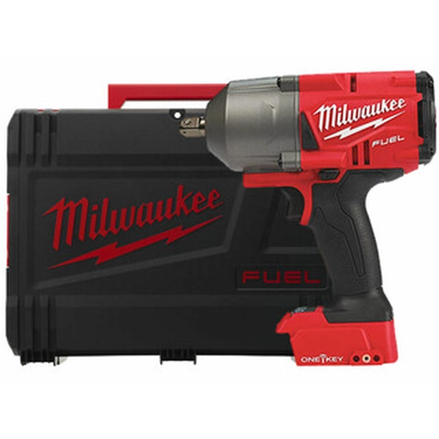 Milwaukee M18ONEFHIWP12-0X akkuiskukoneisto 18 V | 190 Nm/400 Nm/1017 Nm | 1/2 tuumaa | Hiiliharjaton | Ilman akkua ja laturia | Heavy Duty -tapauksessa