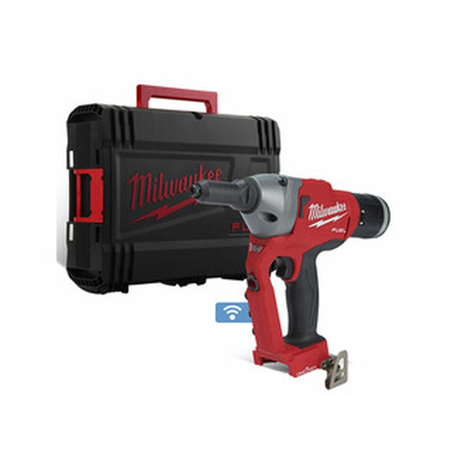 Milwaukee M18ONEFPRT-0X akkus popszegecselő 18 V | 4,8 - 7,0 mm | 20000 N | Szénkefementes | Akku és töltő nélkül | Heavy Duty kofferben