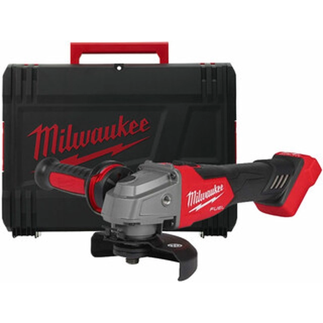 Milwaukee M18ONEFSAG125XB-0X akkukulmahiomakone 18 V | 125 mm | 8500 RPM | Hiiliharjaton | Ilman akkua ja laturia | Heavy Duty -tapauksessa