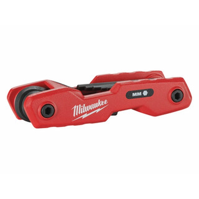 Milwaukee Metric Folding Hex Key Allen Σετ κλειδιών8 τεμ