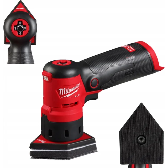 Milwaukee Milwaukee M12FDSS-0B bezvadu vibrācijas slīpmašīna 12 V 88.8 x 63.5 cm (4933479680) - bez akumulatora, bez lādētāja