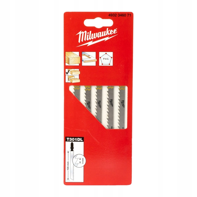 Milwaukee Saw Blade for Wood 105mm 5pcs T301DL