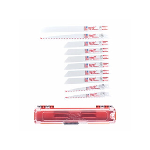 Milwaukee Sawzall 10 part reciprocating saw blade set