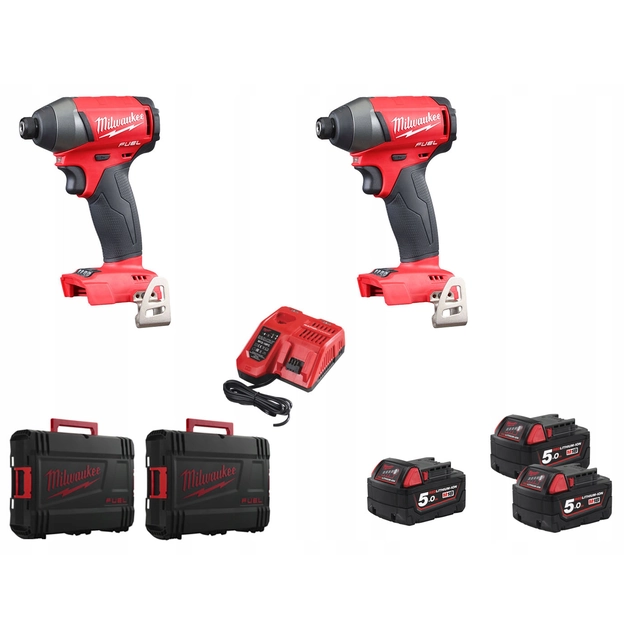 Milwaukee SET 2x 1 4 M18 FID Impact Driver merXu Negotiate